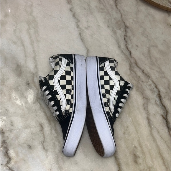 Vans Black and White Skate Sneakers Classic Design - Picture 3 of 7